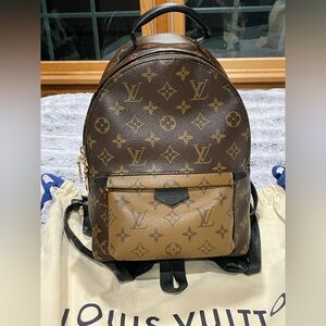 Authentic Louis Vuitton Palm Springs PM Reverse Monogram